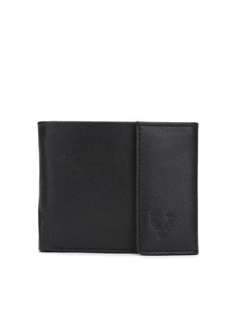 

Allen Solly Men Black Solid Two Fold Wallet