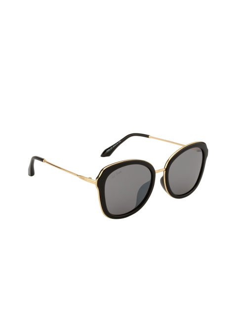 

Ted Smith Women Grey Lens & Gold-Toned Square Sunglasses with UV Protected Lens