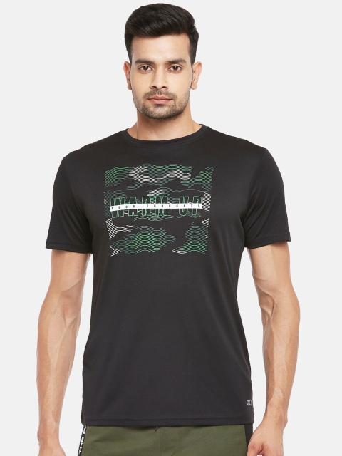 

Ajile by Pantaloons Men Black Typography Printed Slim Fit T-shirt