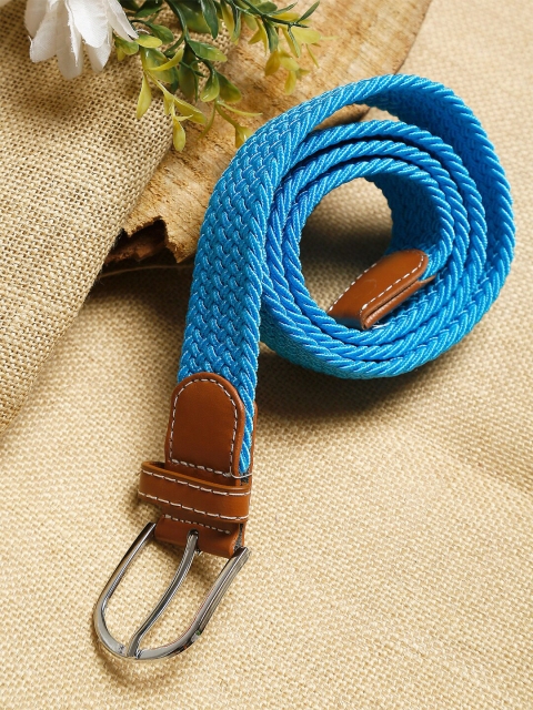 

Apsis Women Blue & Brown Braided Stretchable Belt