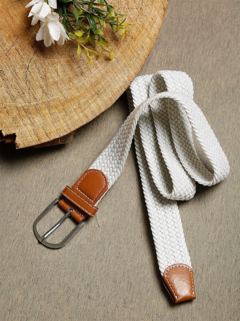 

Apsis Women White Braided Belt