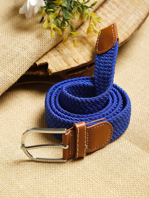 

Apsis Women Blue & Tan Braided Belt