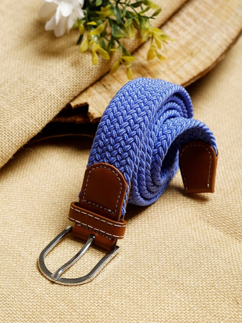 

Apsis Women Blue & Brown Braided Stretchable Belt