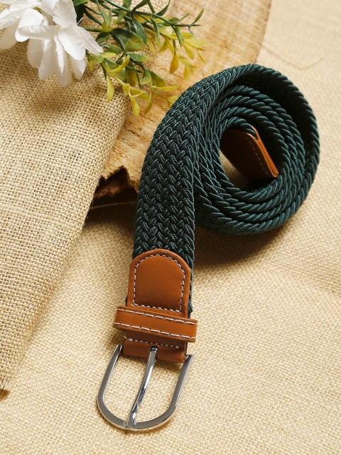 

Apsis Women Green Braided Belt