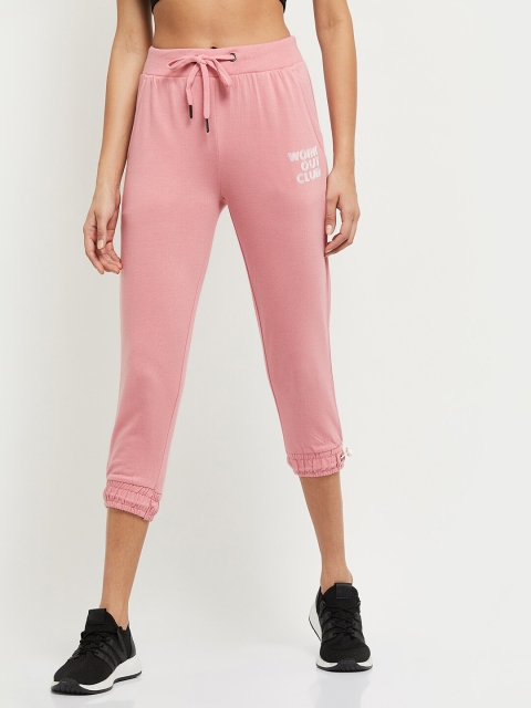 

max Women Pink Solid Joggers