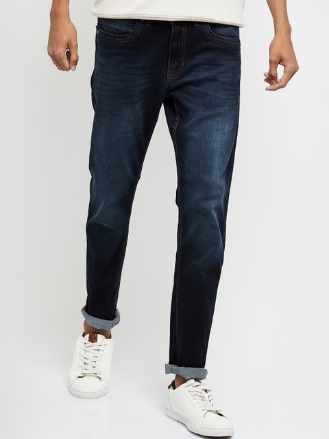 

max Men Blue Skinny Fit Light Fade Jeans