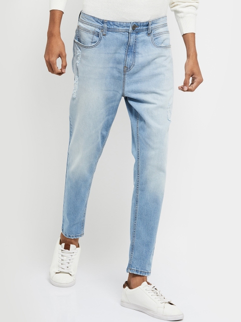 

max Men Blue Heavy Fade Jeans