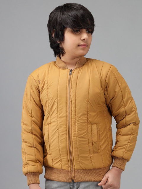 

Nick and Jones Boys Mustard Yellow Bomber Jacket