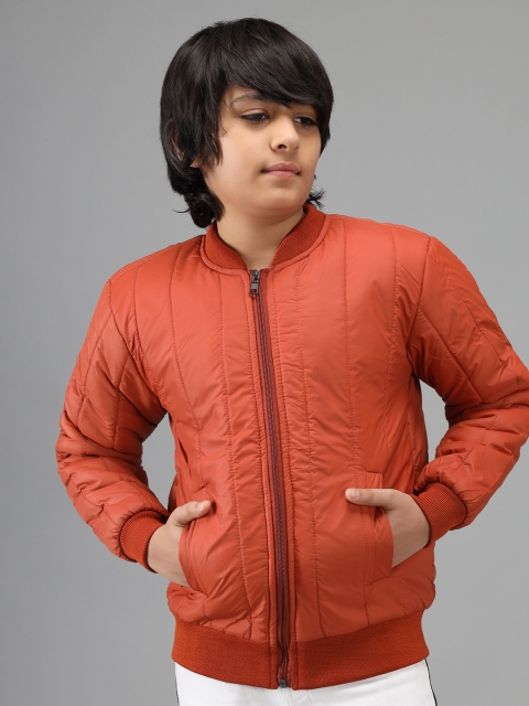 

Nick and Jones Boys Rust Orange Bomber Jacket