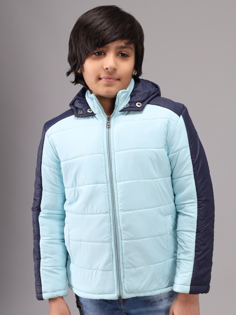 

Nick and Jones Boys Blue Hooded Padded Jacket