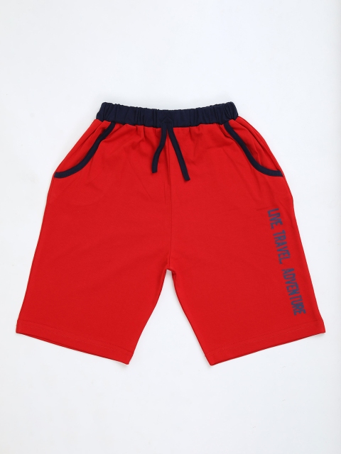 

Toonyport Boys Red Regular Shorts