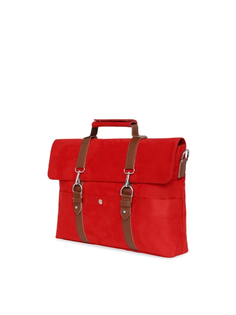 

MBOSS Unisex Red & Brown Laptop Bag