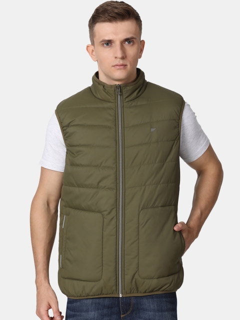 

t-base Men Olive Green Lightweight Puffer Jacket
