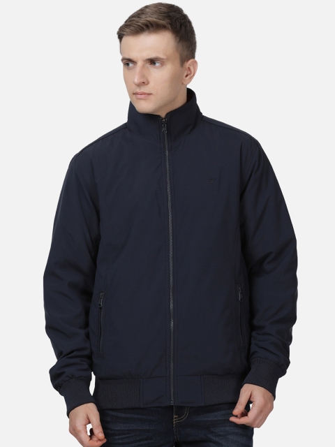 

t-base Men Navy Blue Lightweight Bomber Jacket