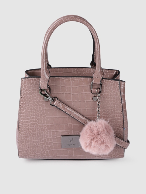 

Allen Solly Women Mauve Textured Handheld Bag