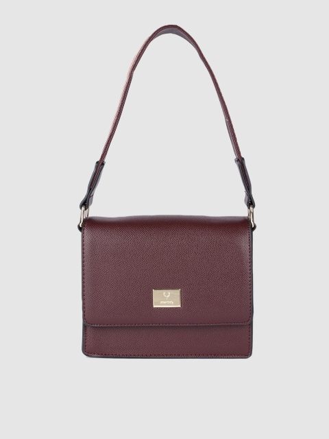 

Allen Solly Purple PU Structured Shoulder Bag