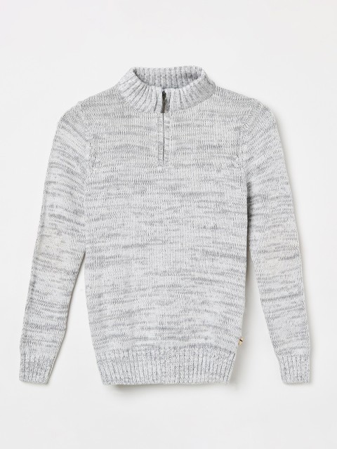 

Fame Forever by Lifestyle Boys Grey & White Pullover