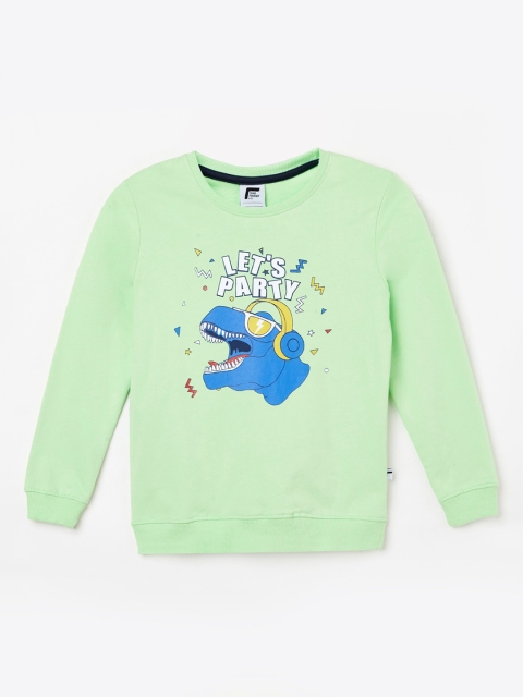 

Fame Forever by Lifestyle Boys Blue Printed Sweatshirt, Green