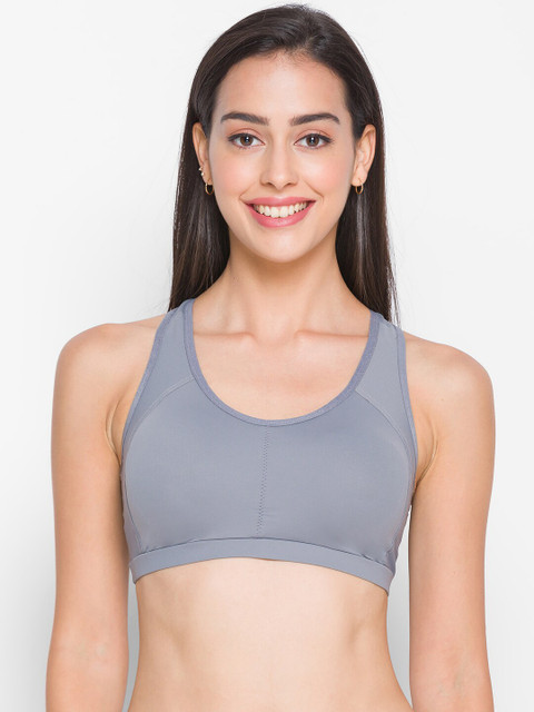 

Candyskin Woman Grey Padded Sports Bra-CSSPORT05GREY