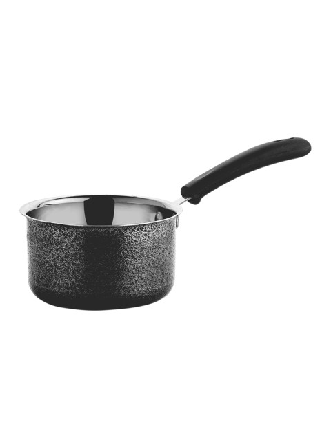 

GOODHOMES Black Textured Stainless Steel Sauce Pan