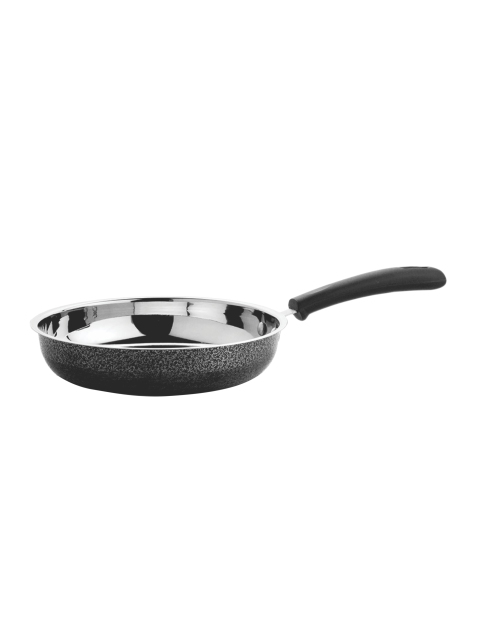 

GOODHOMES Black Moonrock Fry Pan With Handle