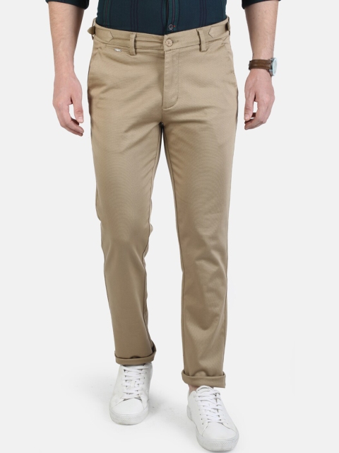 

Monte Carlo Men Khaki Slim Fit Easy Wash Trousers
