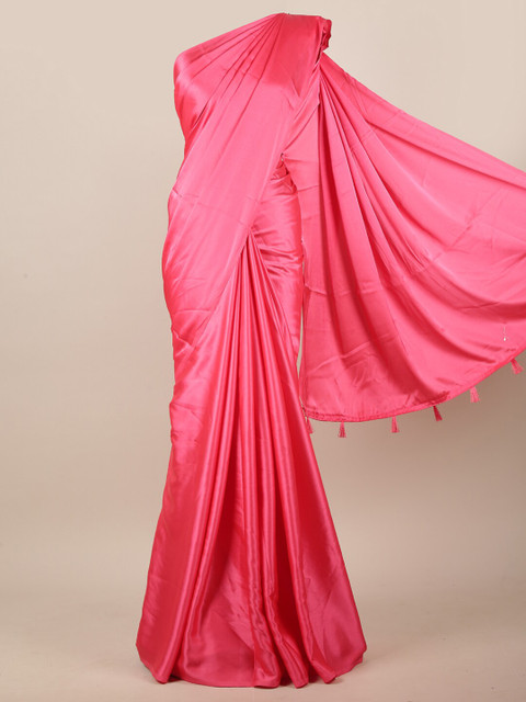 

Pothys Pink Satin Saree