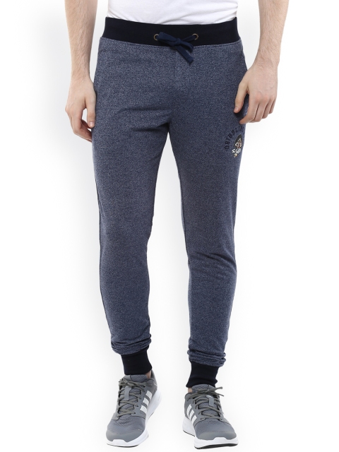 

Wear Your Mind Blue Melange Joggers