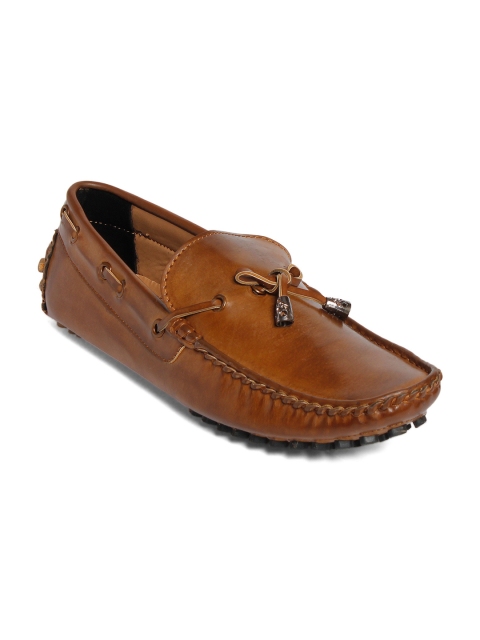 

bacca bucci Men Brown Solid Regular Driving Shoes