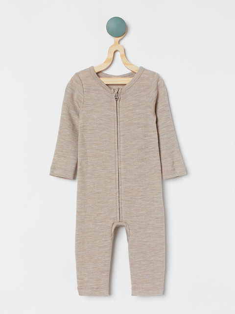 

H&M Girls Beige Wool All-in-one Suit