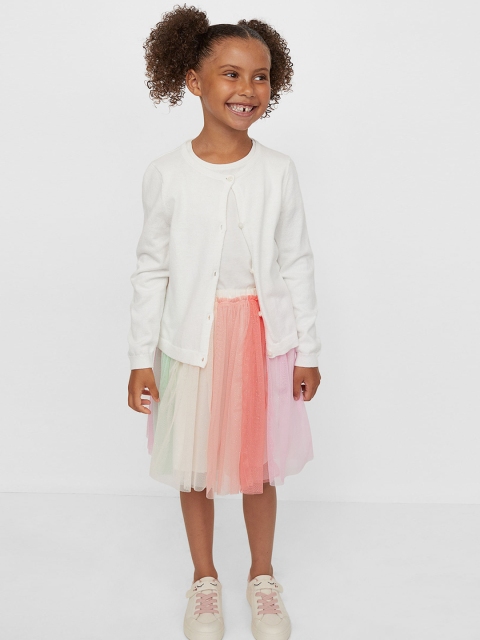 

H&M Girls Pink Glittery Tulle Skirt
