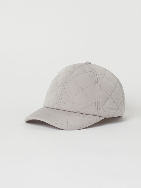

H&M Women Grey Quilted Cap
