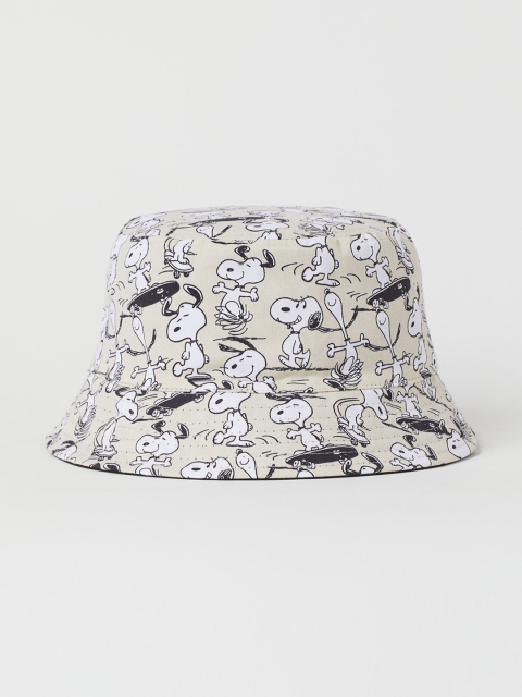 

H&M Men Black Reversible Bucket Hat
