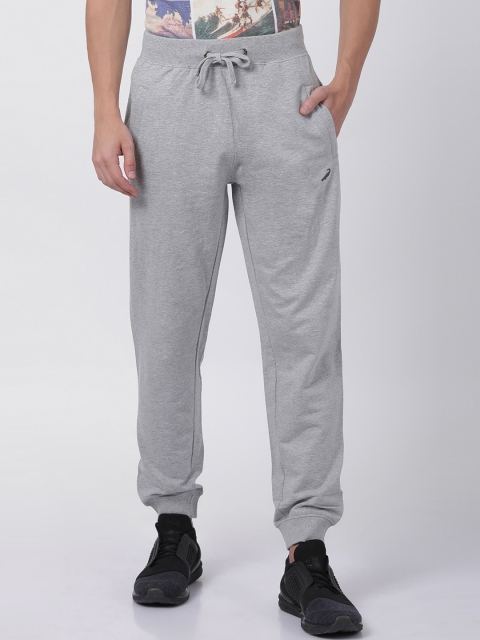 

Crocodile Men Grey Solid Slim-Fit Cotton Joggers