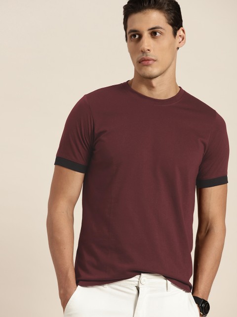

INVICTUS Men Maroon Solid T-shirt