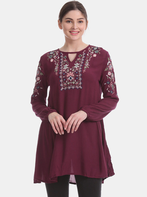 

Aeropostale Purple A-Line Dress