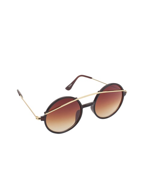 

FROGGY Unisex Kids Brown Lens & Brown Full Rim Round Sunglasses