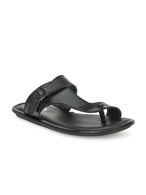

BUCIK Men Black Slip-On Flip-Flops