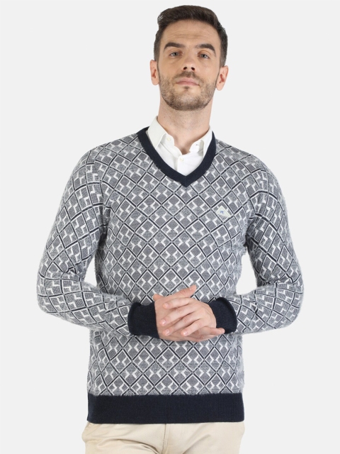 

Monte Carlo Men Black & Grey Pullover with Fuzzy Detail
