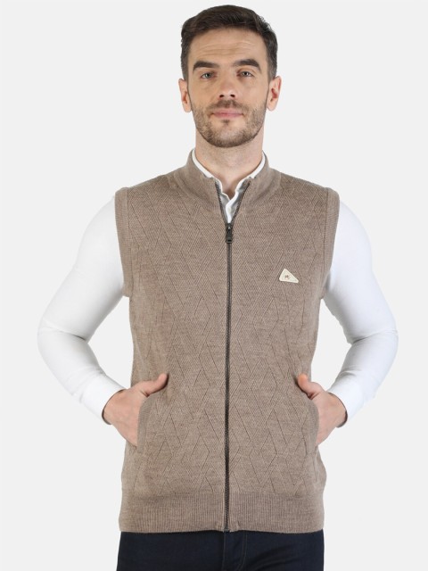 

Monte Carlo Men Khaki Pullover with Zip Detail