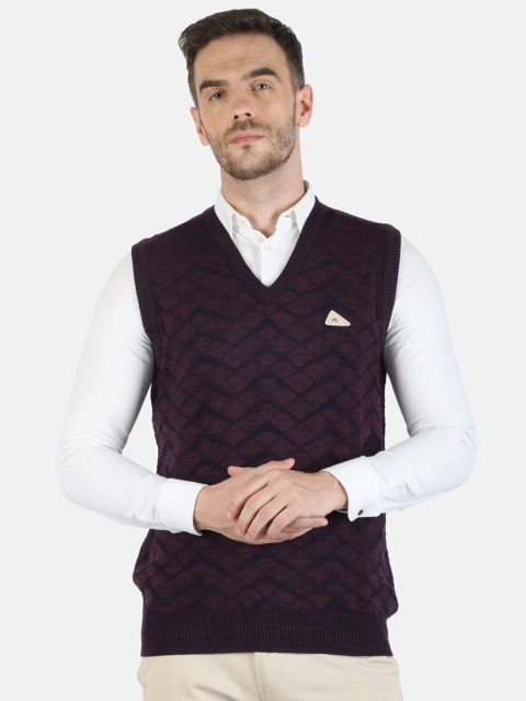 

Monte Carlo Men Maroon Sweater Vest