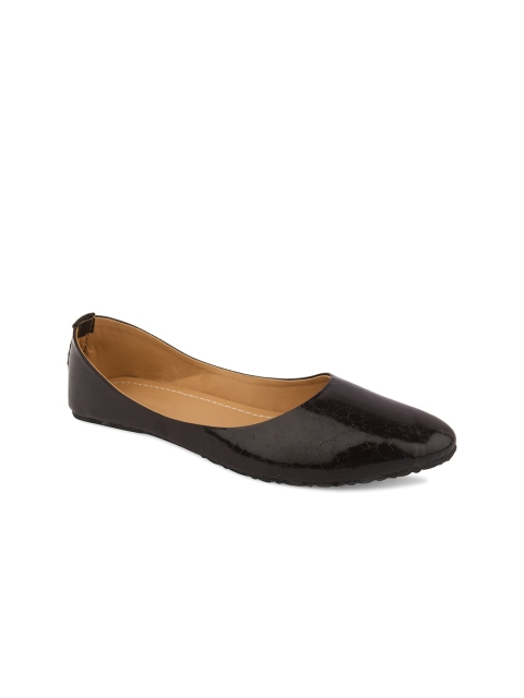 

DESI COLOUR Women Black Ballerinas Flats