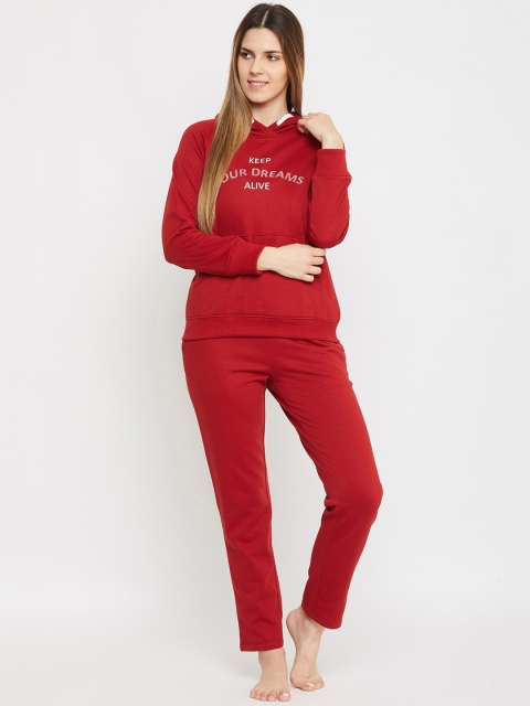 

MADAME M SECRET Women Red Night Suit
