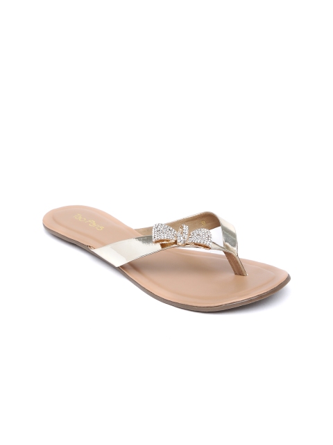 

Tao Paris Women Gold-Toned Embellished Flats