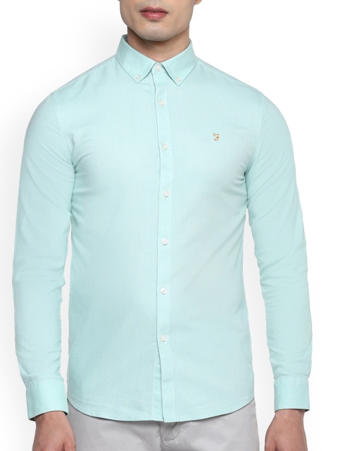 

Farah Men Green Opaque Cotton Casual Shirt