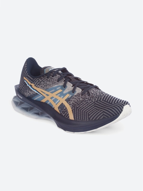 

ASICS Women Navy Blue GT-2000 9 KNIT Running Non-Marking Shoes