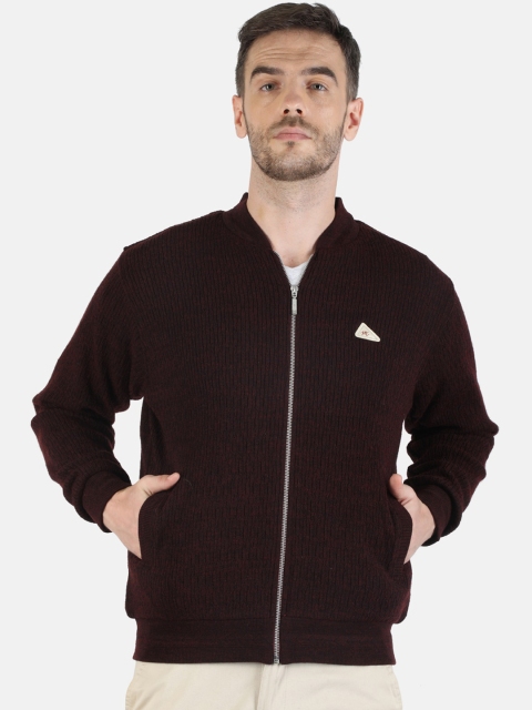 

Monte Carlo Men Maroon Lightweight Bomber Jacket