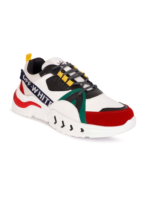 

Woakers Men Multicoloured Colourblocked Sneakers, Multi