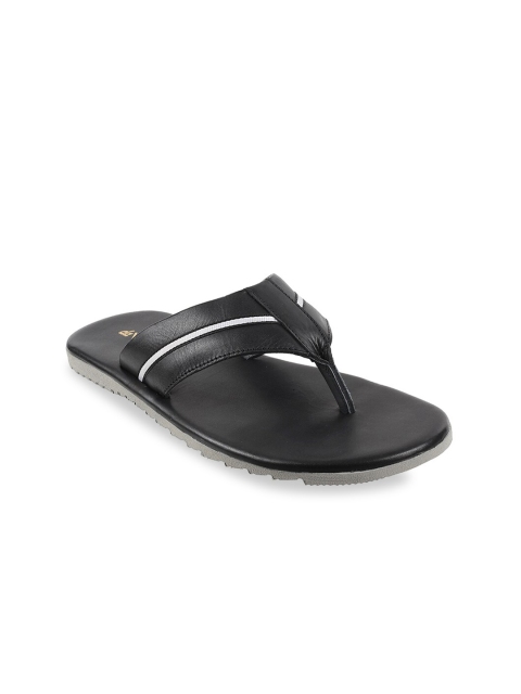 

DAVINCHI Men Black & White Colorblocked Comfort Sandals