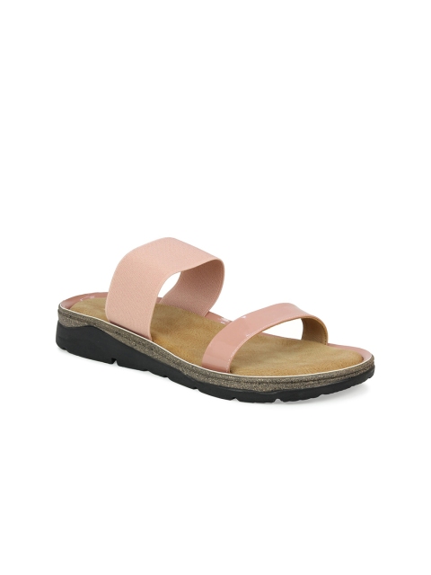 

Inc 5 Women Peach-Coloured Open Toe Flats